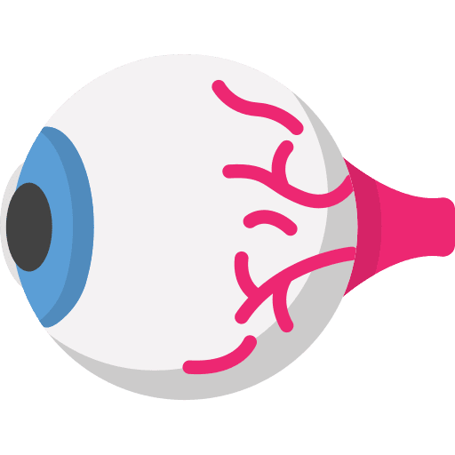 Eye healthcare and medical retinal iris icon