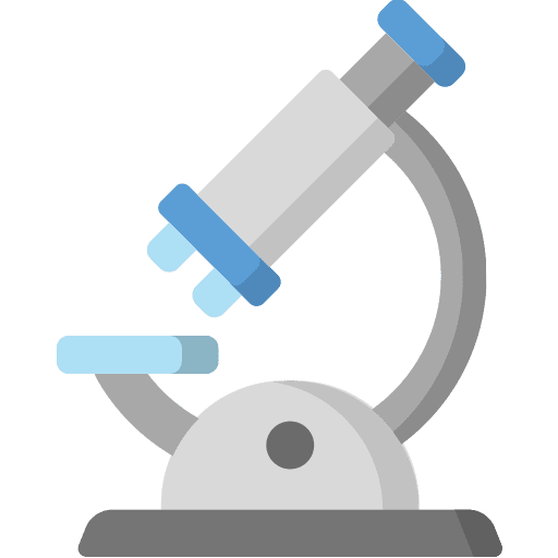 Microscope microscope tools and utensils education icon