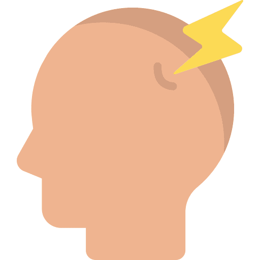 Migraine user hurt migraine icon