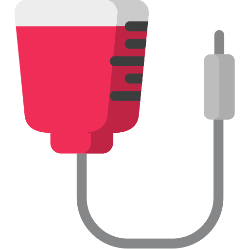 Blood transfusion transfusion hanging medicine icon