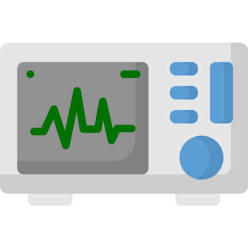 Ekg heartbeat electronics monitor icon