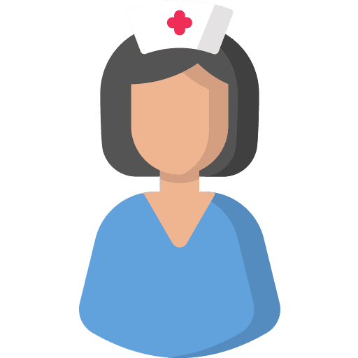 Nurse uniform hospital people icon