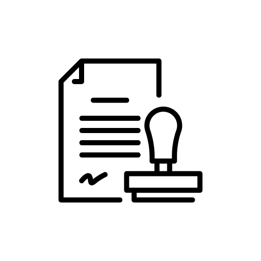 Legal right security law icon