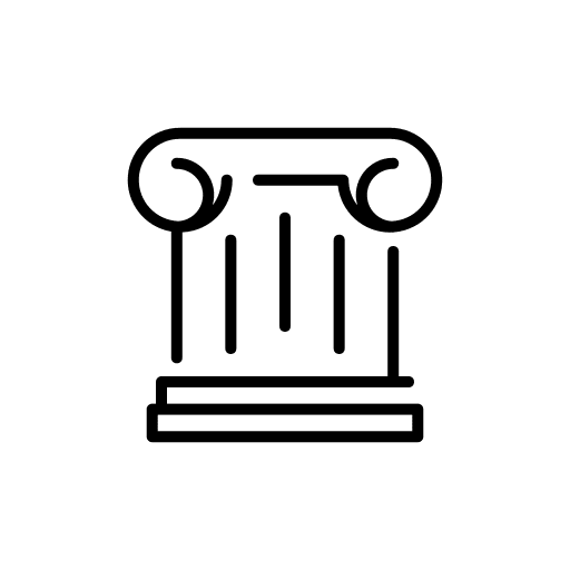 Pillar columns monuments history icon