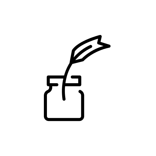Ink write tools and utensils ink icon