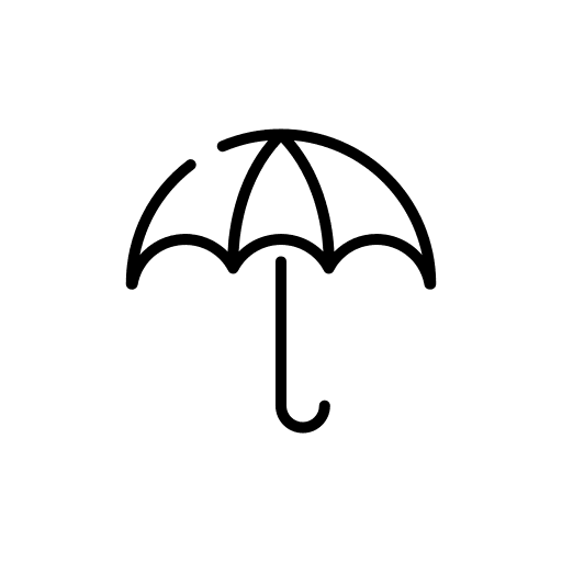 Insurance rain weather savings icon