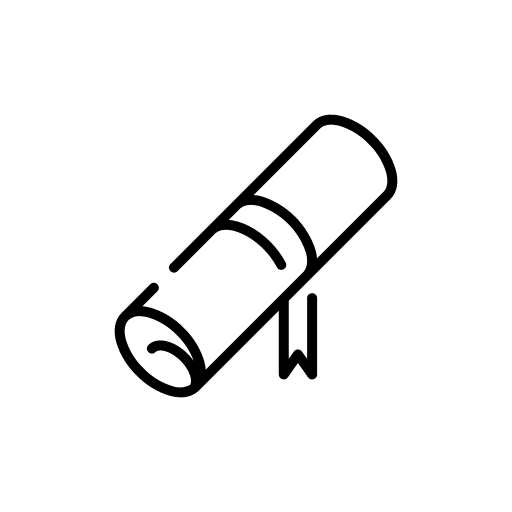 Legal legal document regulation icon