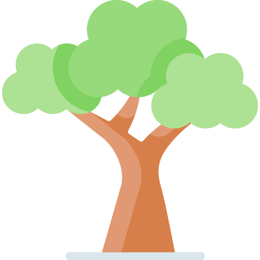 Tree yard forest garden icon