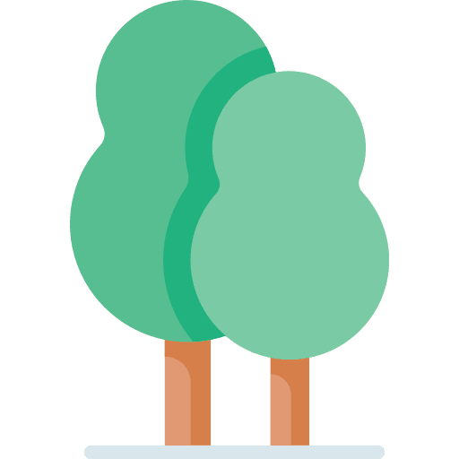 Tree yard tree forest icon