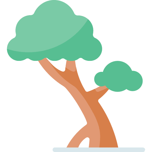 Tree forest garden botanical icon Tree forest garden botanical icon