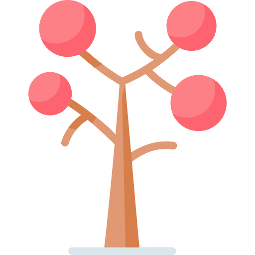 Tree yard garden tree icon Tree yard garden tree icon