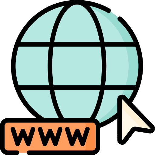 Browser earth grid browser worldwide icon