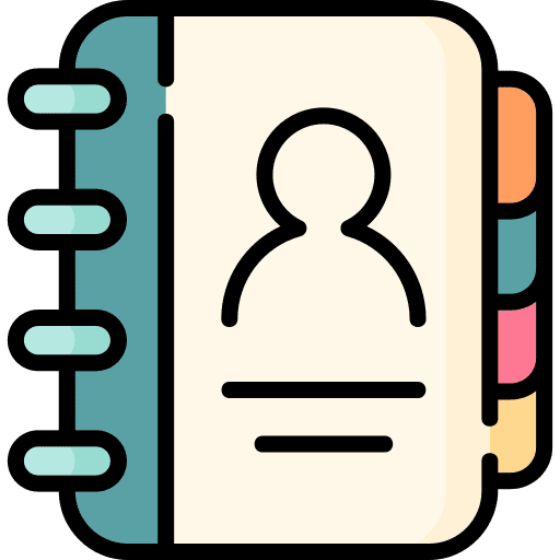 Contacts education ios14 phone book icon