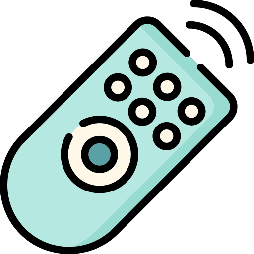 Remote control electronics ios14 technology icon