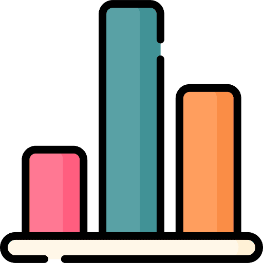 Spreadsheet app analytics statistics stats icon