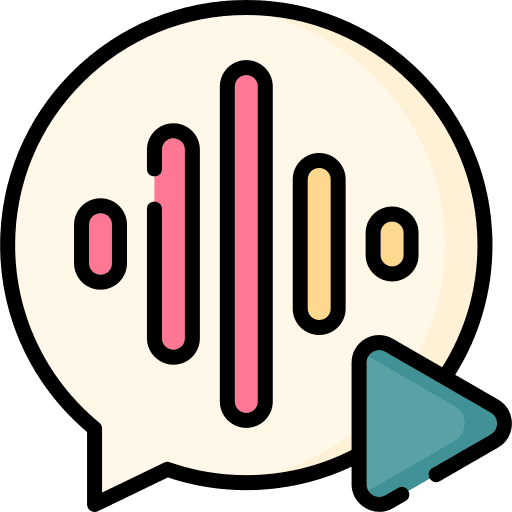 Voice message app ios sound communications icon