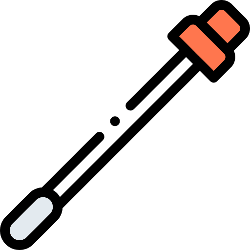 Swab swab test healthcare and medical icon Swab swab test healthcare and medical icon