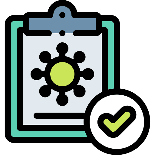 Test results healthcare and medical medical report hospital icon