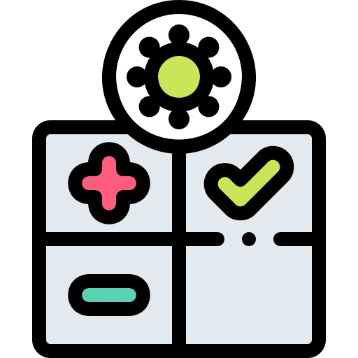 Positive covid infectious disease virus transmission icon Positive covid infectious disease virus transmission icon
