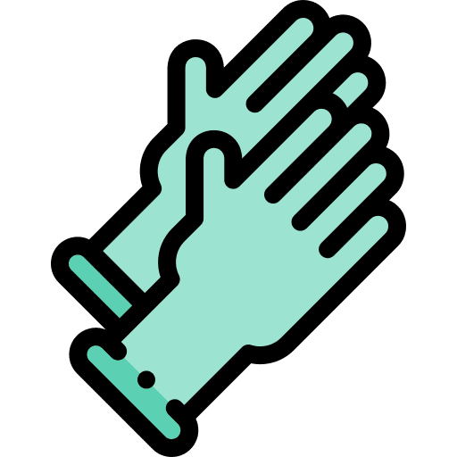 Rubber gloves latex protective gloves security icon Rubber gloves latex protective gloves security icon