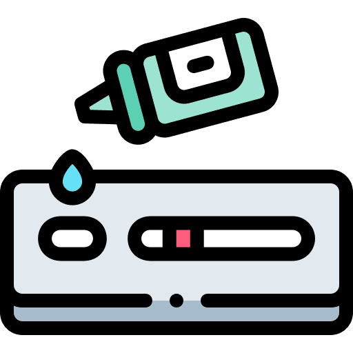 Swab healthcare and medical test swab icon Swab healthcare and medical test swab icon