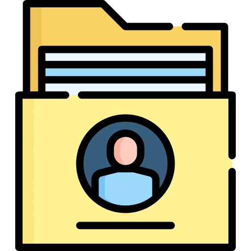 Folder user files and folders file icon