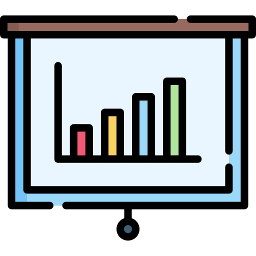 Presentation training business and finance presentation icon