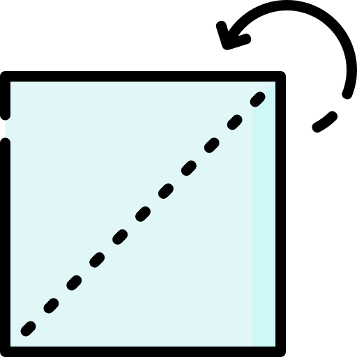 Origami art craft paper icon