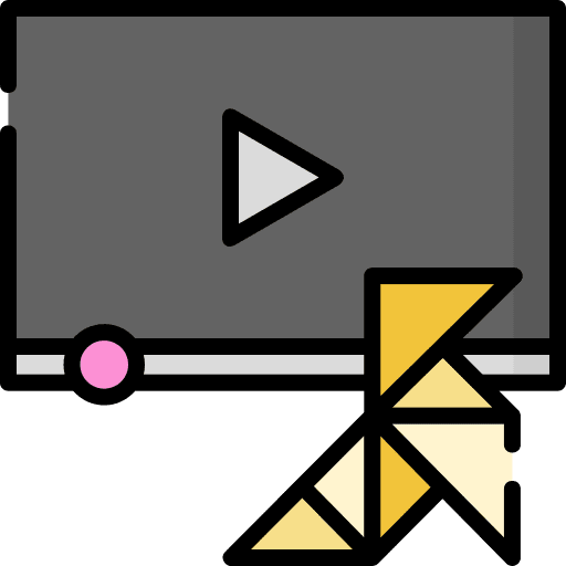 Origami folding tutorial craft icon