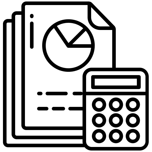 Budget expense business and finance accounting icon