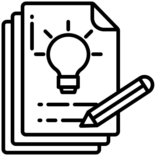 Documents bulb file sketchbook icon