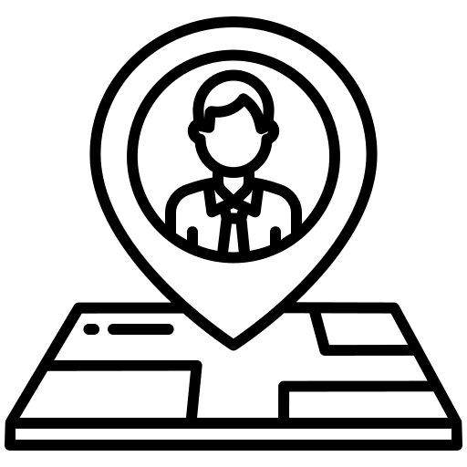 Placeholder mapping user geolocalization icon