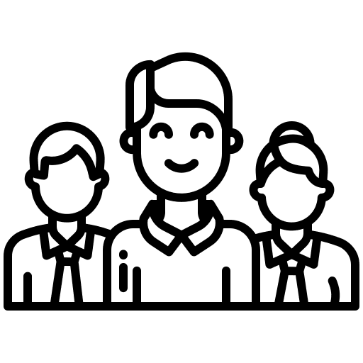 Team leader people team leader three people icon