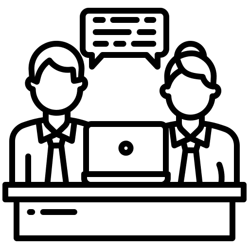 Workers workers laptop colleagues icon