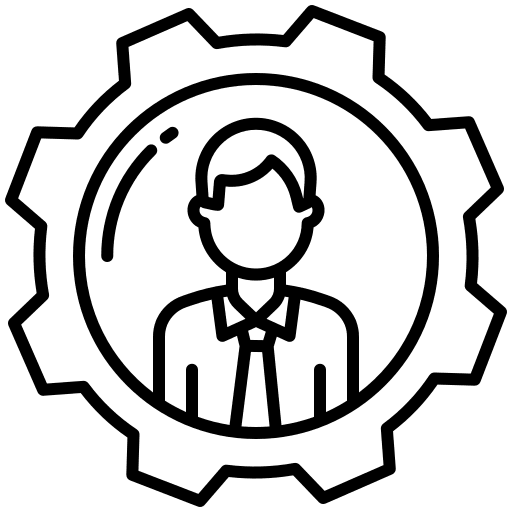 Best employee provider user professions and jobs icon