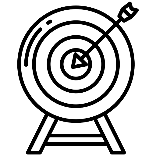 Target dart speed bullseye icon