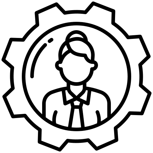 Best employee user settings professions and jobs icon