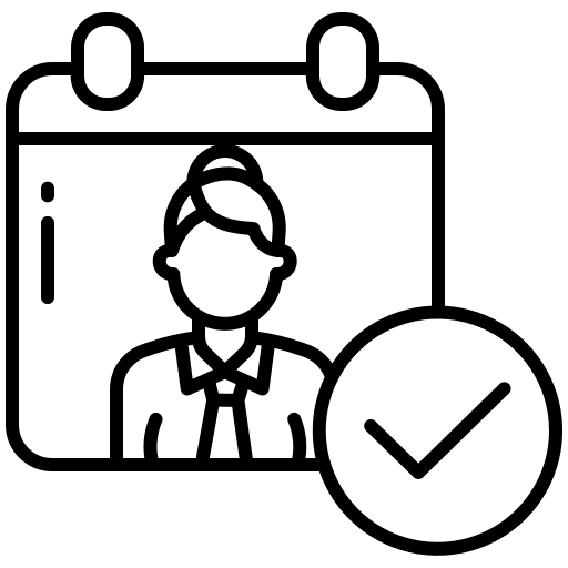 Day schedule approve date icon