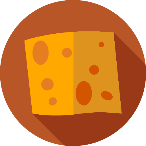 Cheese cheese food and restaurant cheesy icon