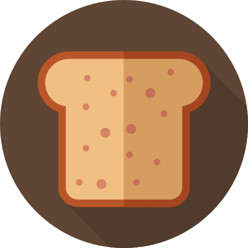 Loaf bread food breakfast icon