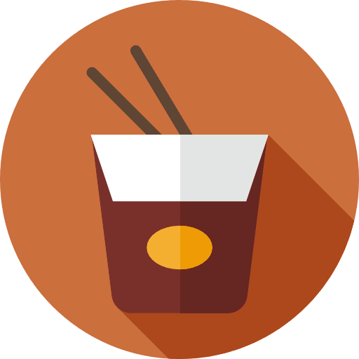 Noodles food asian japan icon