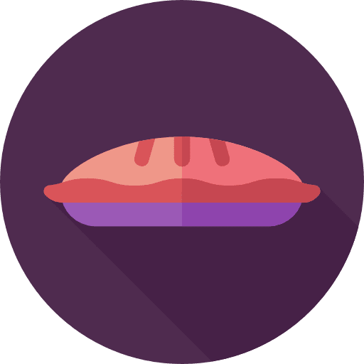 Pie dessert food and restaurant food icon
