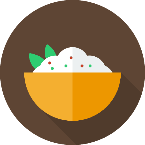 Rice food food and restaurant bowl icon