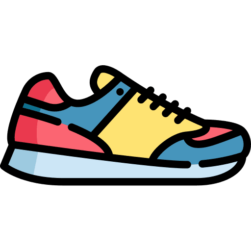 Sneakers shoes trainers footwear icon