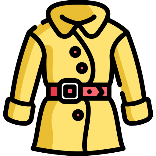 Coat overcoat clothes garment icon