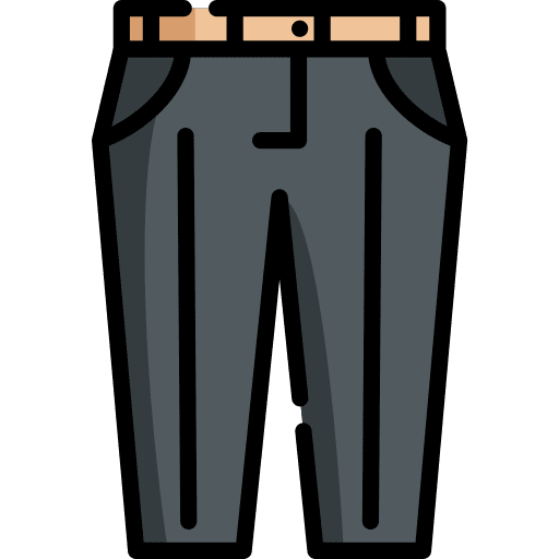Pants garment fashion trousers icon