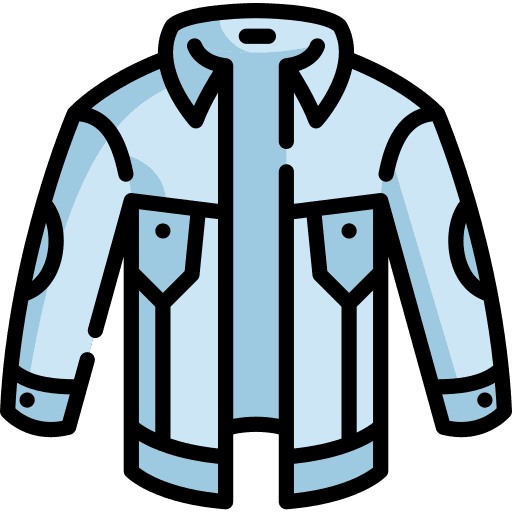 Denim jacket denim jacket garment clothes icon