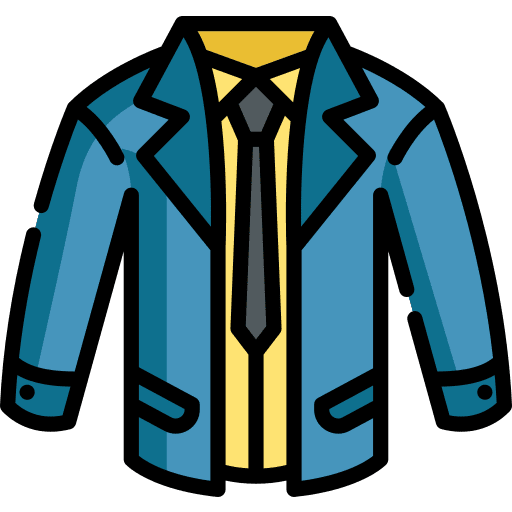 Jacket clothing jacket garment icon