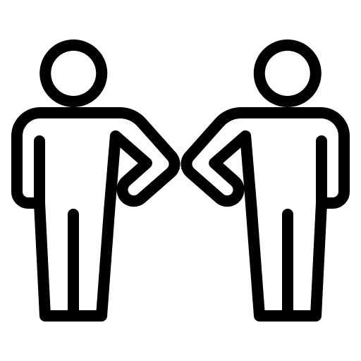 Greeting greeting elbow greet icon Greeting greeting elbow greet icon