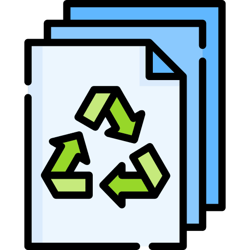 Paper eco ecology and environment paper icon